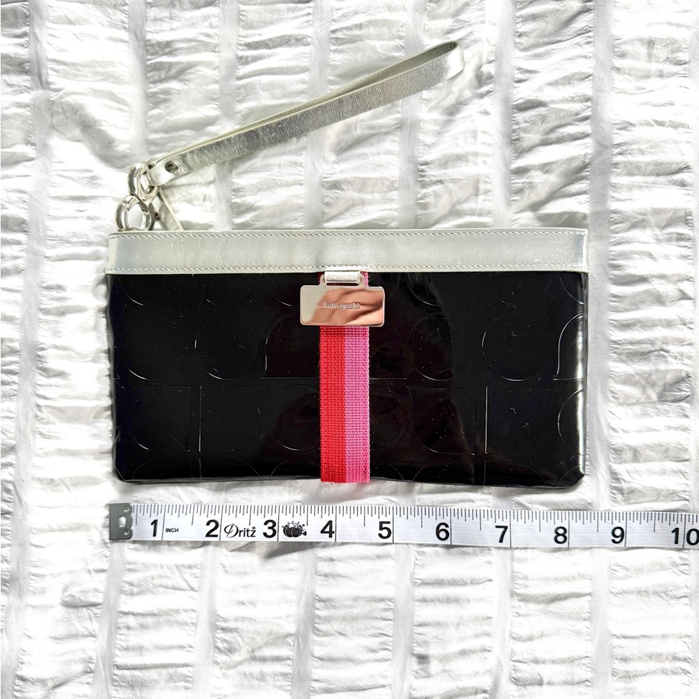 Black, Pink & Red Kate Spade Wristlet Clutch